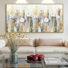 Cargar imagen en el visor de la galería, Lienzo pintado a mano, pinturas al óleo, decoración de boda moderna, pintura al óleo, imágenes artísticas de pared, decoración del hogar para sala de estar en lienzos