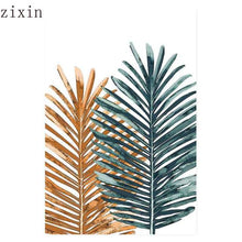 Carica l&#39;immagine nel visualizzatore della Galleria, Moderno e minimalista Piante tropicali Foglie Stampa Poster Art Home Decor Senza cornice Tela Pittura Immagine della parete Cucina Ristorante