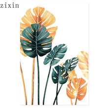 Carica l&#39;immagine nel visualizzatore della Galleria, Moderno e minimalista Piante tropicali Foglie Stampa Poster Art Home Decor Senza cornice Tela Pittura Immagine della parete Cucina Ristorante