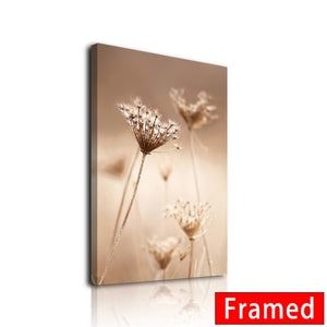 Beige Nature Landscape Poster Sunset Forest Grass Room Decoration Painting Scandinavian Canvas Paintings for Living Room Wall