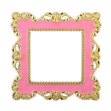 Laden Sie das Bild in den Galerie-Viewer, Wandaufkleber Gold Silber Kunstharz Lichtschalterabdeckung Single und Double Surround Socket Frame Rose Edge Home Office Dekoration