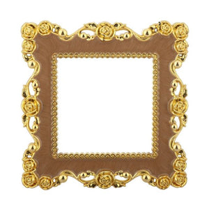 Wall Sticker Gold Silver Resin Light Switch Cover Single and Double Surround Socket Frame Rose Edge Home Office Decoration