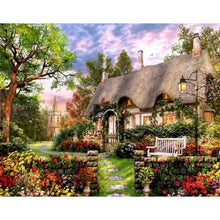 Cargar imagen en el visor de la galería, 60 × 75 cm Kits de aceite Pinturas por números Cuadros de bricolaje Paisaje Flor Casa Decoración del hogar Pintura en lienzo para el hogar